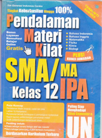 Pendalaman Materi Kilat SMA/MA Kelas 12 IPA