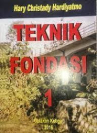 TEKNIK FONDASI